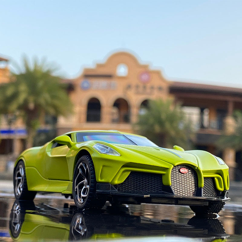 The Ultimate Bold Bugatti Sports Car Model Toy