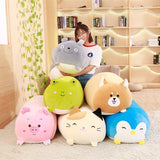 Happy Snuggles Animal Plush Pillows