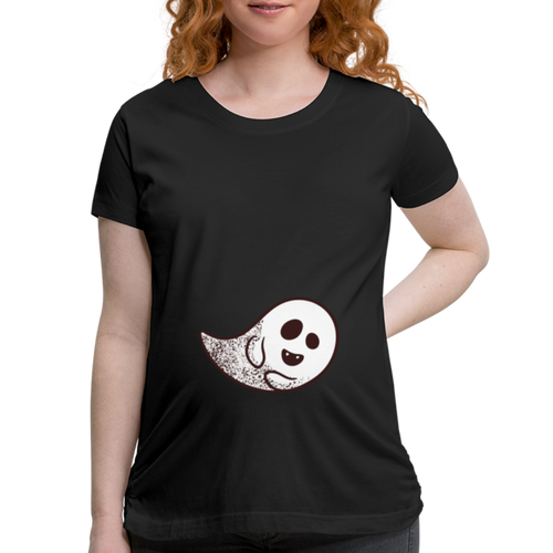 My Little Ghoul Maternity Shirt - black