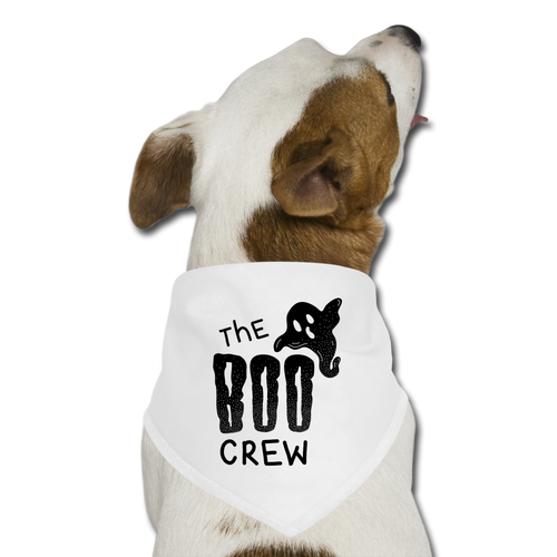 The Boo Crew - Pet Bandana - white