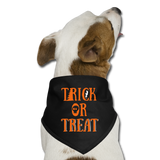 Trick or Treat Pet Bandana - black